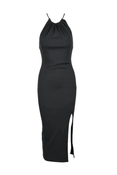 Anouki Long Viscose Dress - Black