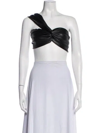 Pre-owned Anouki One-shoulder Sleeveless Crop Top W/ Tags In White