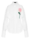 Anouki Hemd Mit Rosenapplikation In White