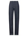 Anouki Woman Denim Pants Blue Size M Cotton In Blue