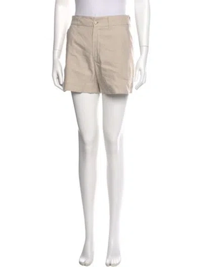 Pre-owned Anr+ Mini Shorts In Neutral