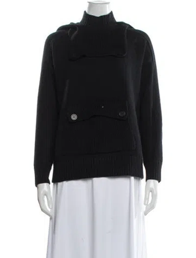 Pre-owned Anr+ Mock Neck Sweater In Gray