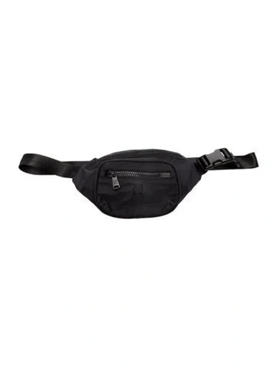 Pre-owned Anr+ Nylon Belt Bag In Black