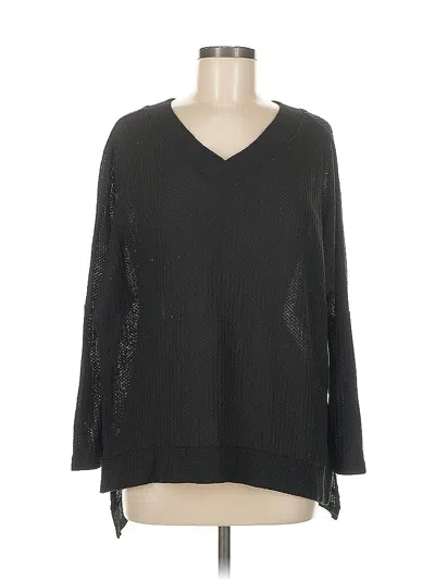 Pre-owned Anrabess 3/4 Sleeve T-shirt In Black