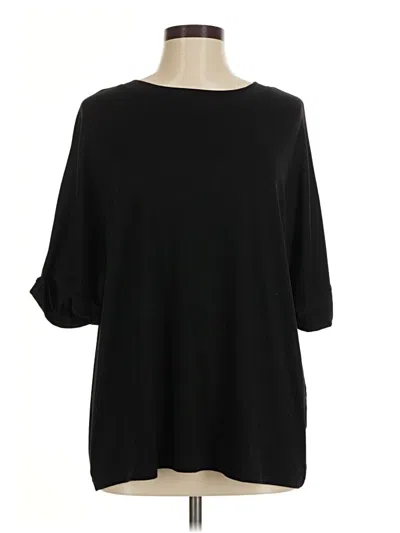 Pre-owned Anrabess 3/4 Sleeve T-shirt In Black