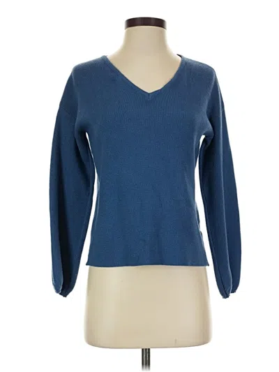 Pre-owned Anrabess 3/4 Sleeve T-shirt In Blue