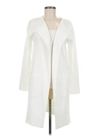 Pre-owned Anrabess Cardigan Sweater In White