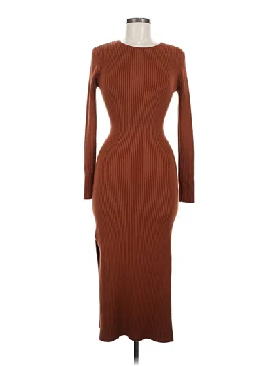 Pre-owned Anrabess Casual Dress In Brown