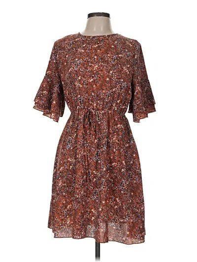 Pre-owned Anrabess Casual Dress In Brown