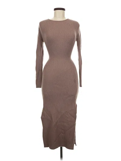 Pre-owned Anrabess Casual Dress In Brown