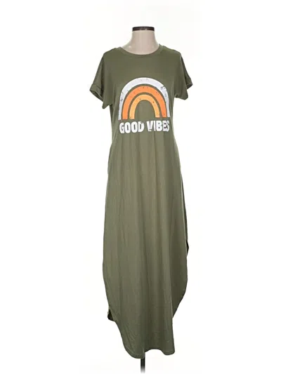 Pre-owned Anrabess Casual Dress In Green