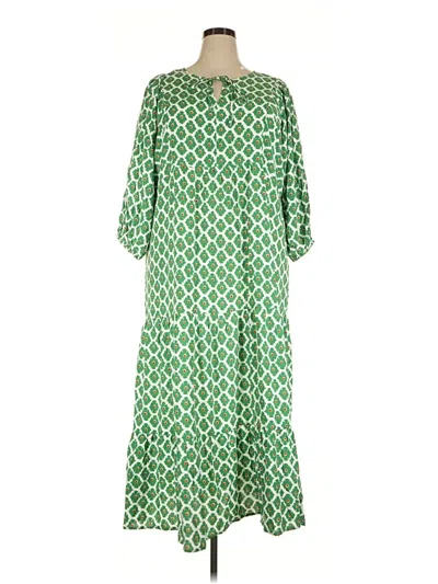 Pre-owned Anrabess Casual Dress In Green