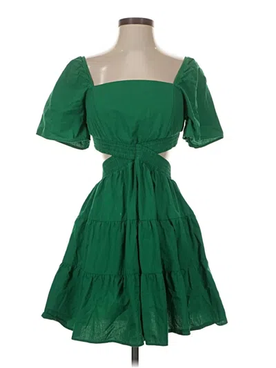 Pre-owned Anrabess Casual Dress In Green