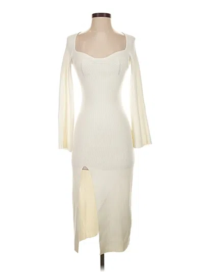 Pre-owned Anrabess Cocktail Dress In White