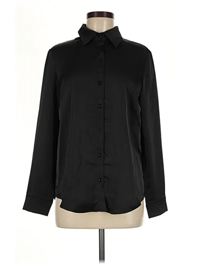 Anrabess Long Sleeve Blouse In Black