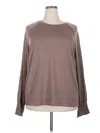 Anrabess Long Sleeve T-shirt In Brown