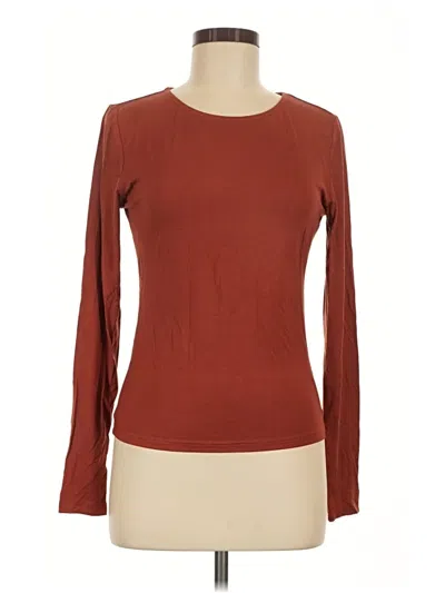 Pre-owned Anrabess Long Sleeve T-shirt In Brown