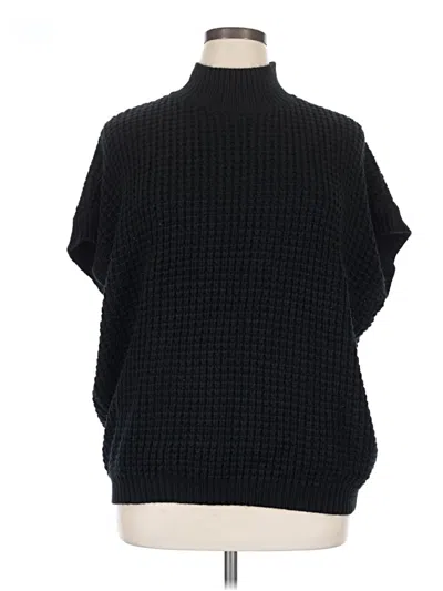 Pre-owned Anrabess Poncho In Black