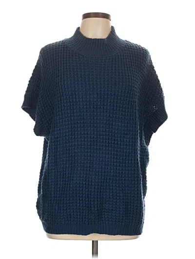 Pre-owned Anrabess Poncho In Blue