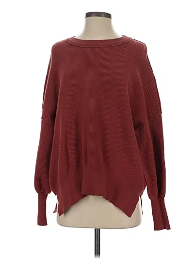 Pre-owned Anrabess Pullover Sweater In Burgundy