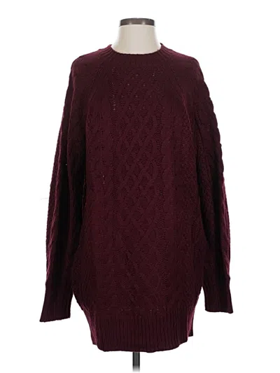 Pre-owned Anrabess Pullover Sweater In Burgundy