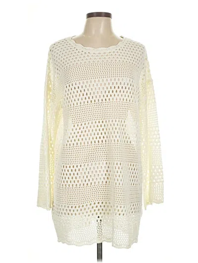 Pre-owned Anrabess Pullover Sweater In White