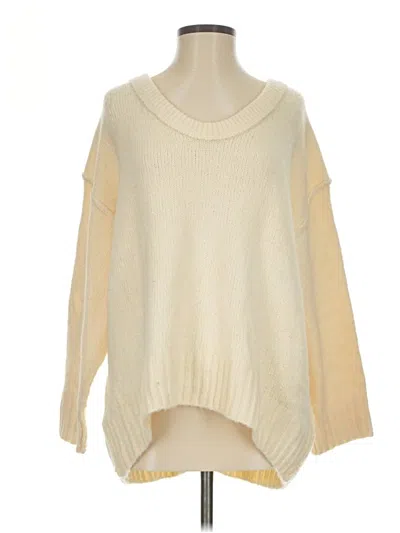 Pre-owned Anrabess Pullover Sweater In White