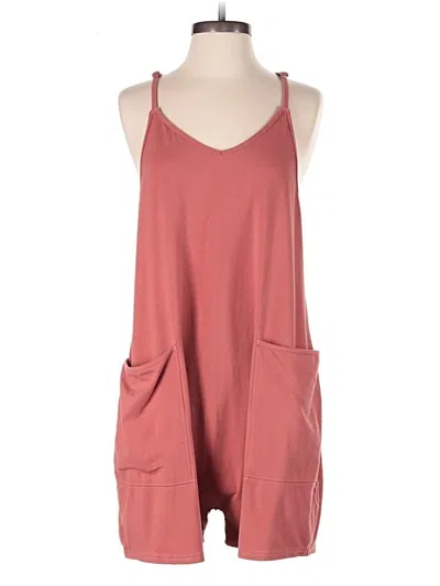 Pre-owned Anrabess Romper In Burgundy