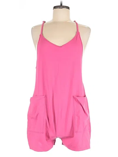 Pre-owned Anrabess Romper In Pink