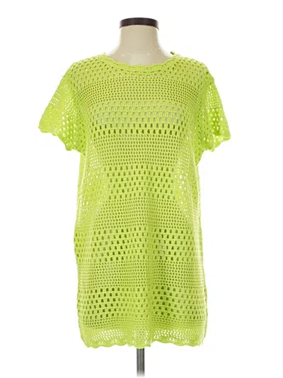 Pre-owned Anrabess Short Sleeve T-shirt In Green