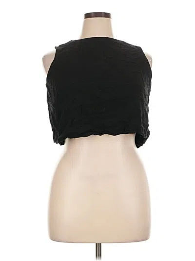 Pre-owned Anrabess Sleeveless Blouse In Black