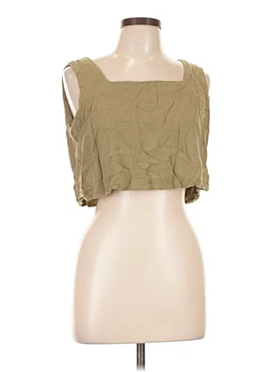 Pre-owned Anrabess Sleeveless Blouse In Green