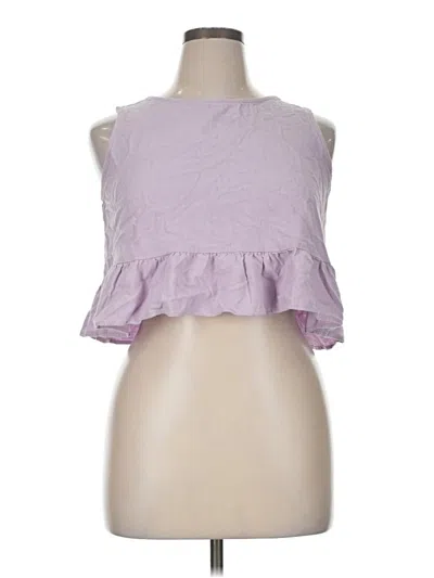 Pre-owned Anrabess Sleeveless Blouse In Purple