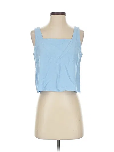 Pre-owned Anrabess Sleeveless Top Blue Square Neckline Tops