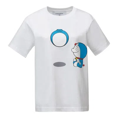 Anrealage Az Doraemon Ball Object T-shirt In White