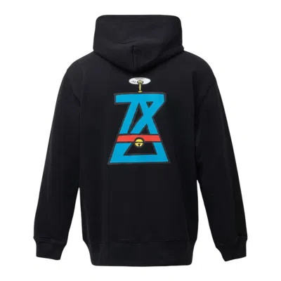 Anrealage Az Doraemon Logo Hoodie In Black