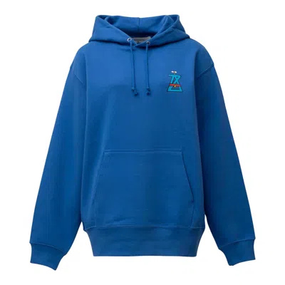 Anrealage Az Doraemon Logo Hoodie In Blue