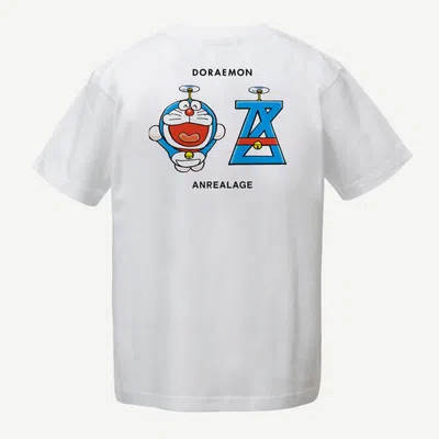 Anrealage Az Doraemon Main Visual T-shirt In White