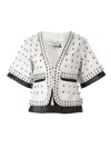 Anrealage Pearl Embellished Jacket In White
