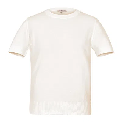 Anse Victorin Women's Camilla Cashmere Pullover - Cream White