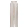 Anse Victorin Women's Emma Silk Pants - Cream White In White