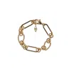 Anse Victorin Women's Gold Zoe Chain Bracelet
