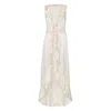 Anse Victorin Women's Lea Silk Dress - Cream White In White