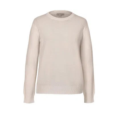 Anse Victorin Women's Olivia Cashmere Pullover - Cream White
