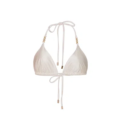 Anse Victorin Women's Sophia Bikini Top - Cream White