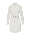 Ansea The Gauze Button Down Dress In White