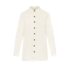 Ansea The Poplin Button Down Shirt In Bone