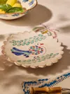 Anūt Cairo Chirpy Hand-painted Ceramic Cake Plate Anut Cairo Abask Luxury Gift