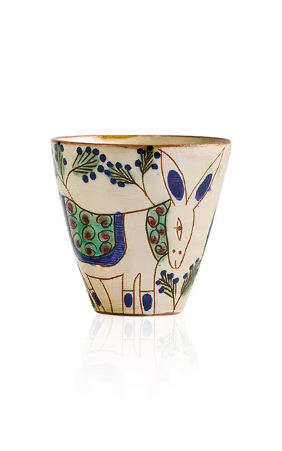 Anūt Cairo Happy Donkey Espresso Cup In Multi