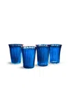 Anūt Cairo Palace Walk; Set Of 4 In Blue